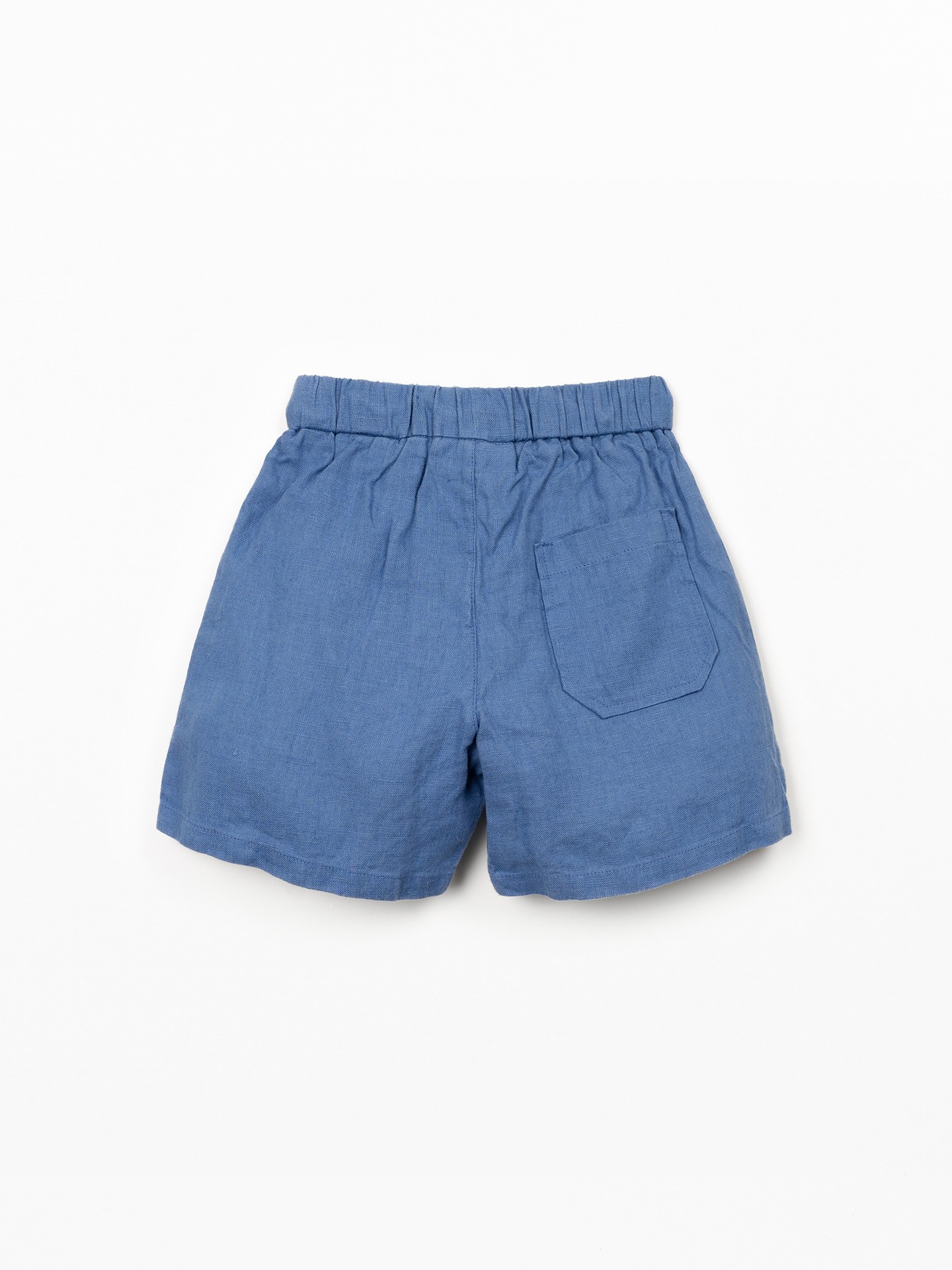 Pantaloncini in lino con cintura regolabile