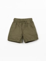 Pantaloncini in lino con cintura regolabile