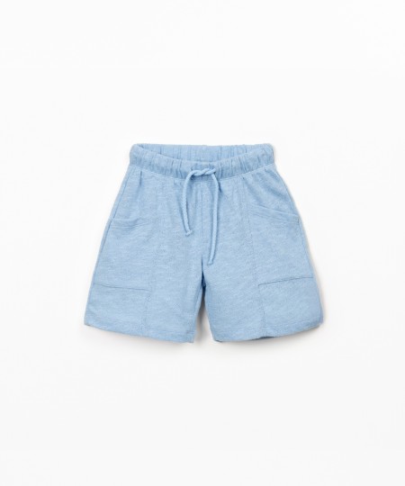 Jersey shorts with pockets