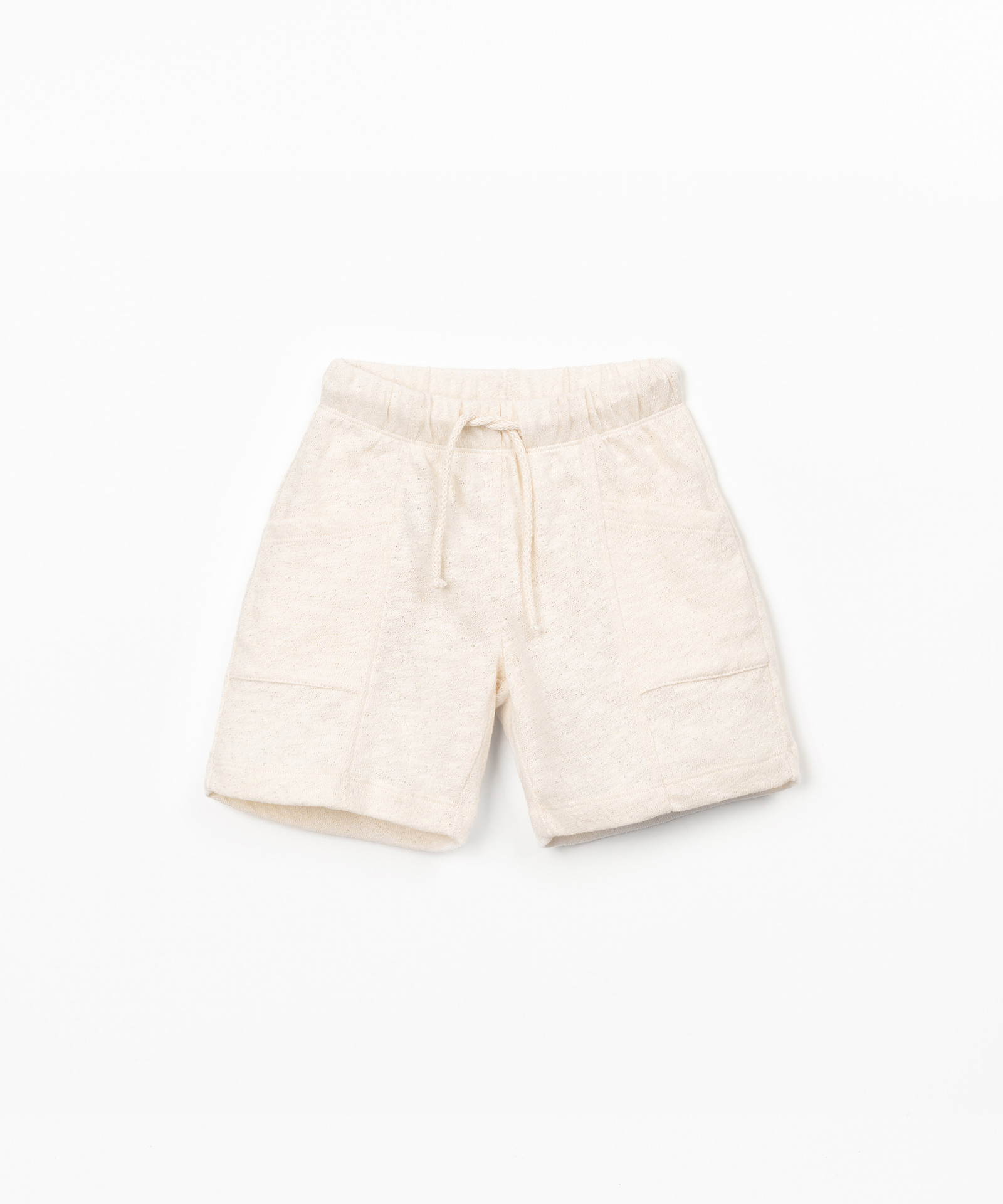 Calção de malha com bolsos