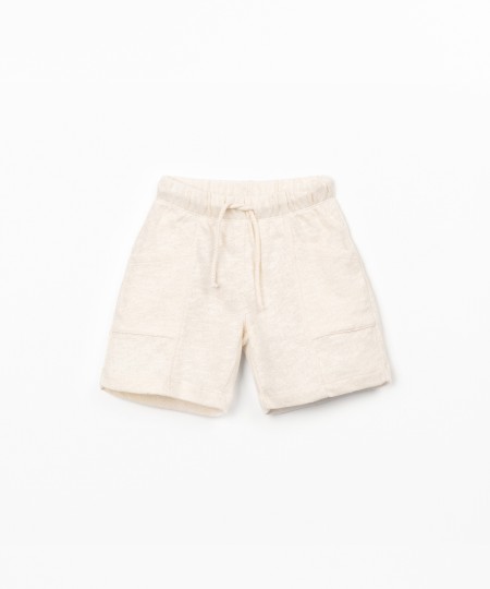 Short en maille avec poches