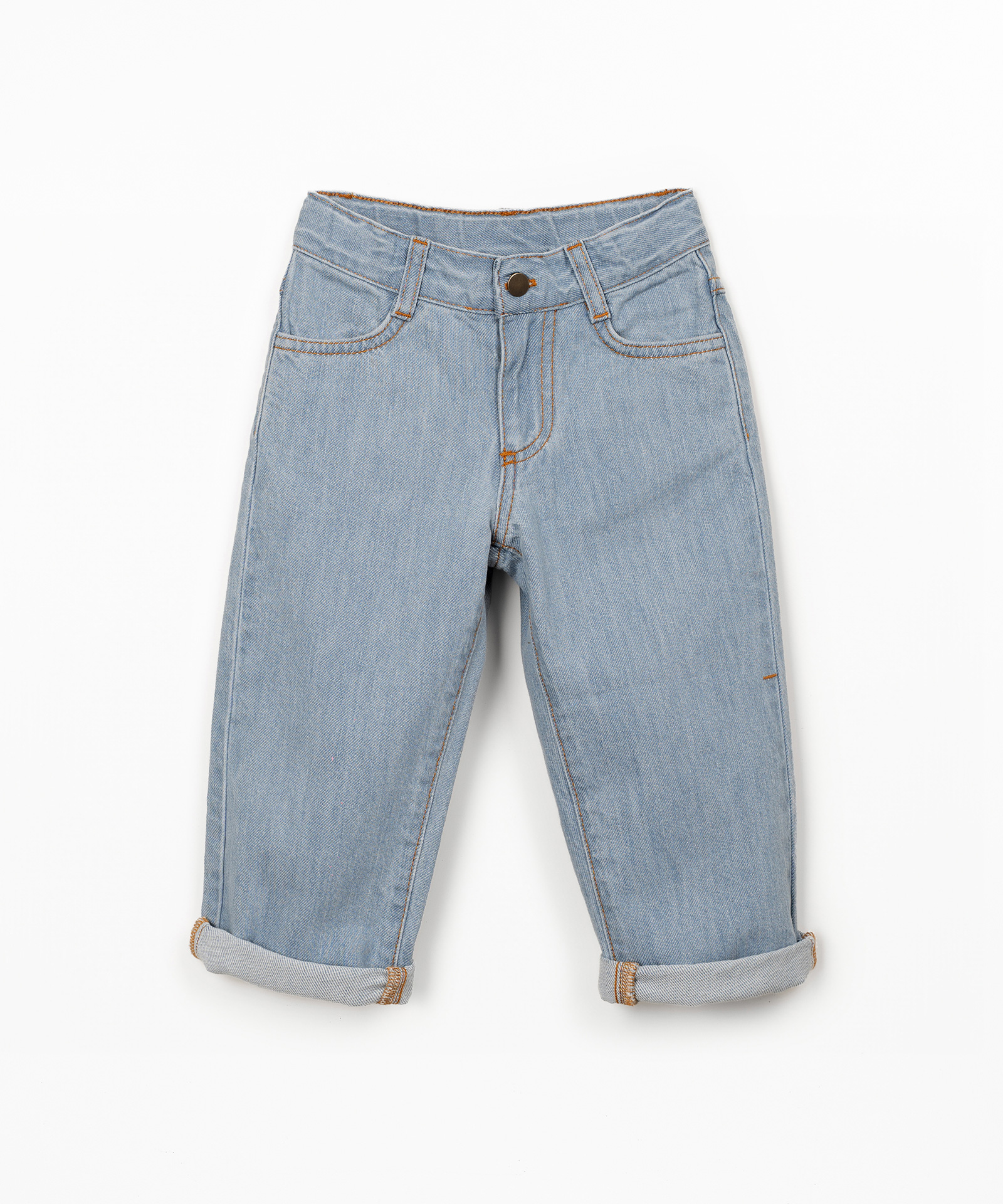 DENIM TROUSERS