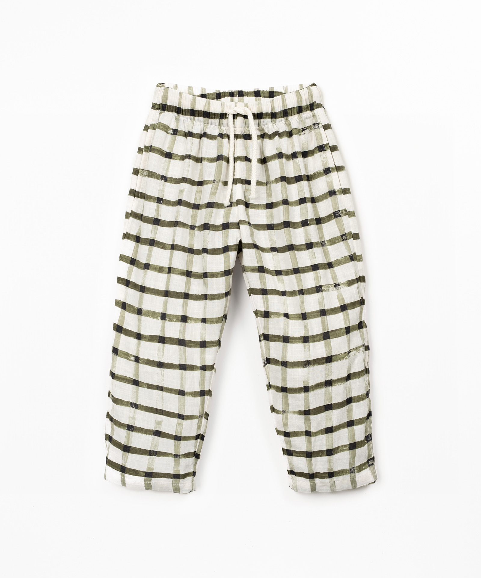 PRINTED WOVEN TROUSERS