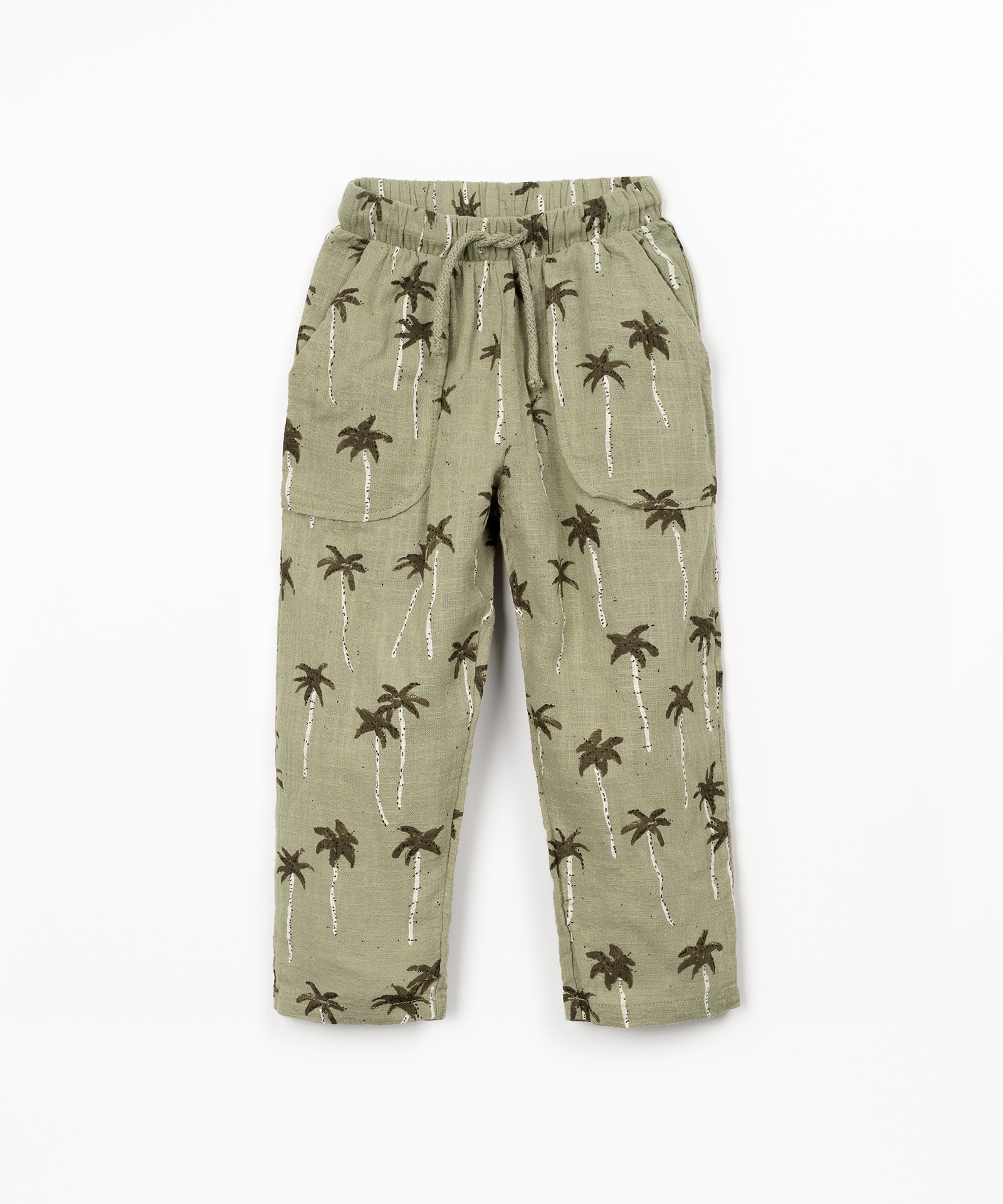 PRINTED WOVEN TROUSERS