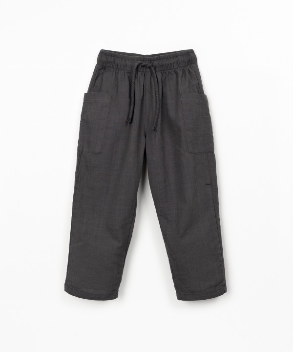 Pantalon en tissu de coton biologique