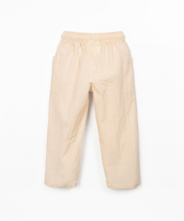 Organic cotton fabric trousers