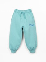 Pantaloni in fibre naturali con disegno Pantaloni in fibre naturali con disegno