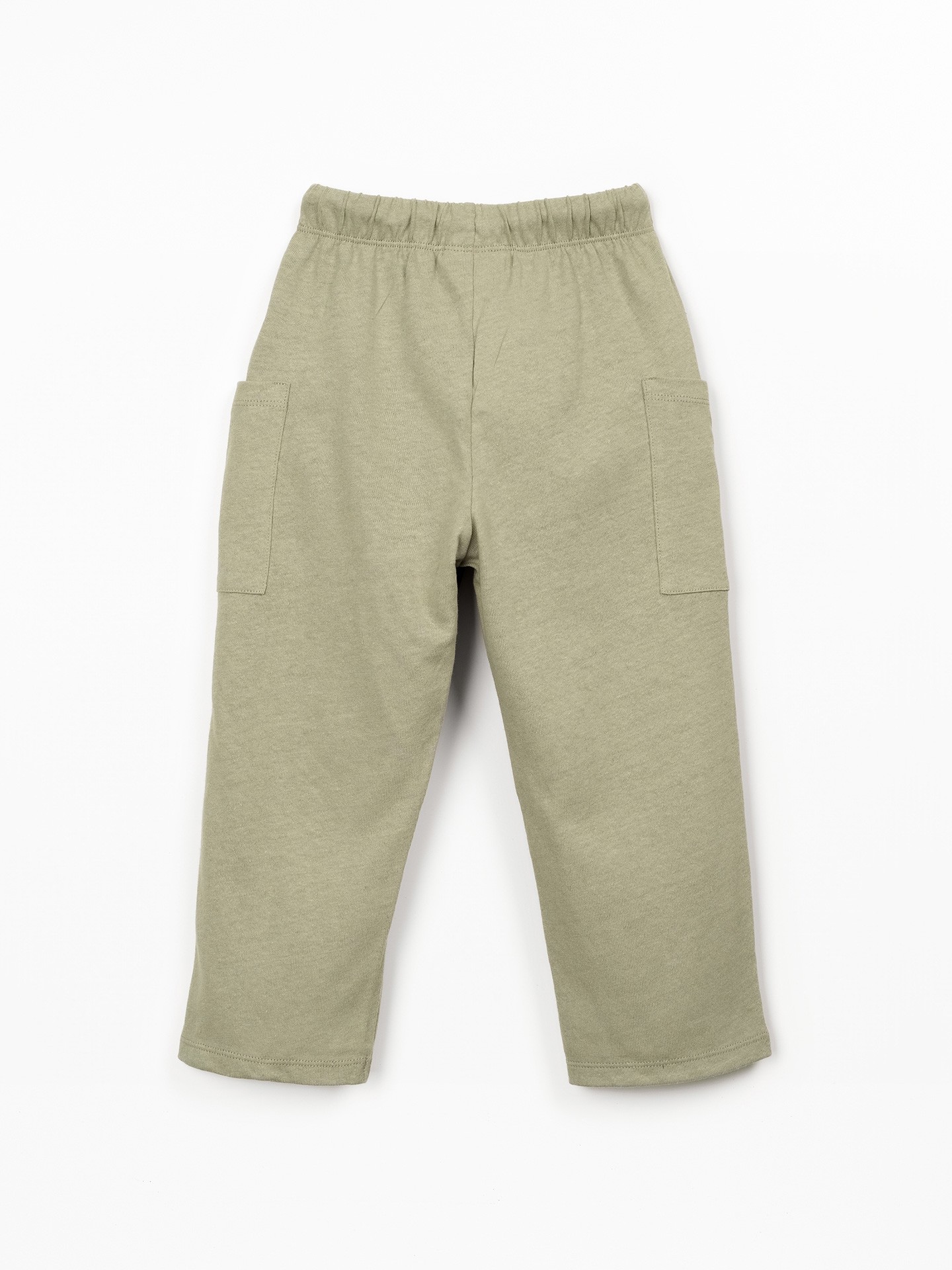Pantaloni in misto lino e cotone biologico