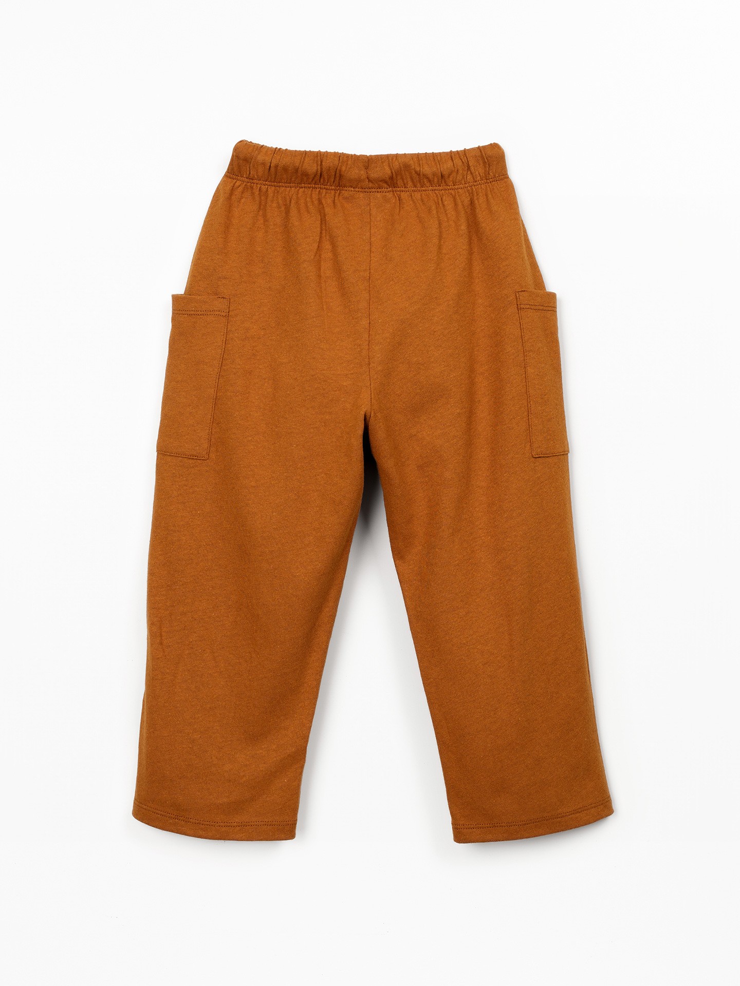 Pantaloni in misto lino e cotone biologico