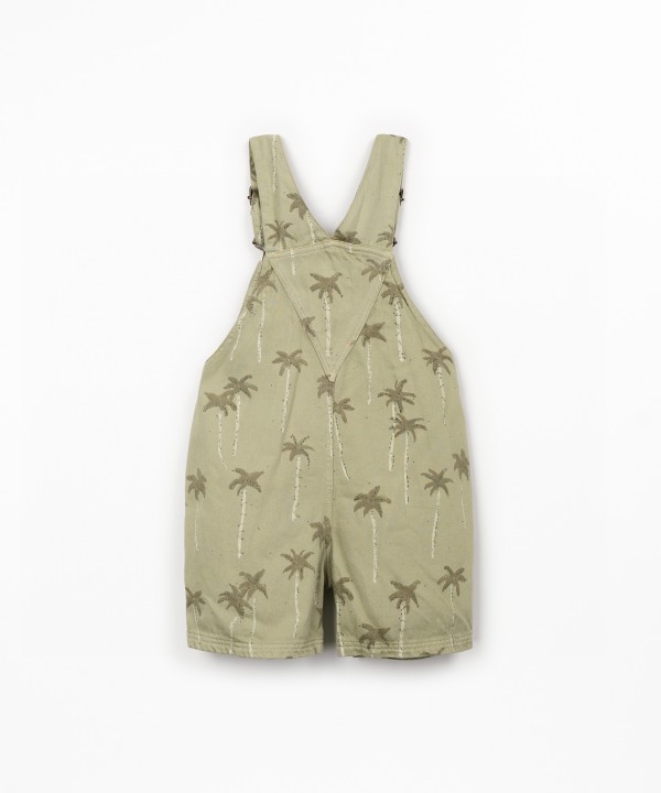 Combinaison en coton avec imprim?