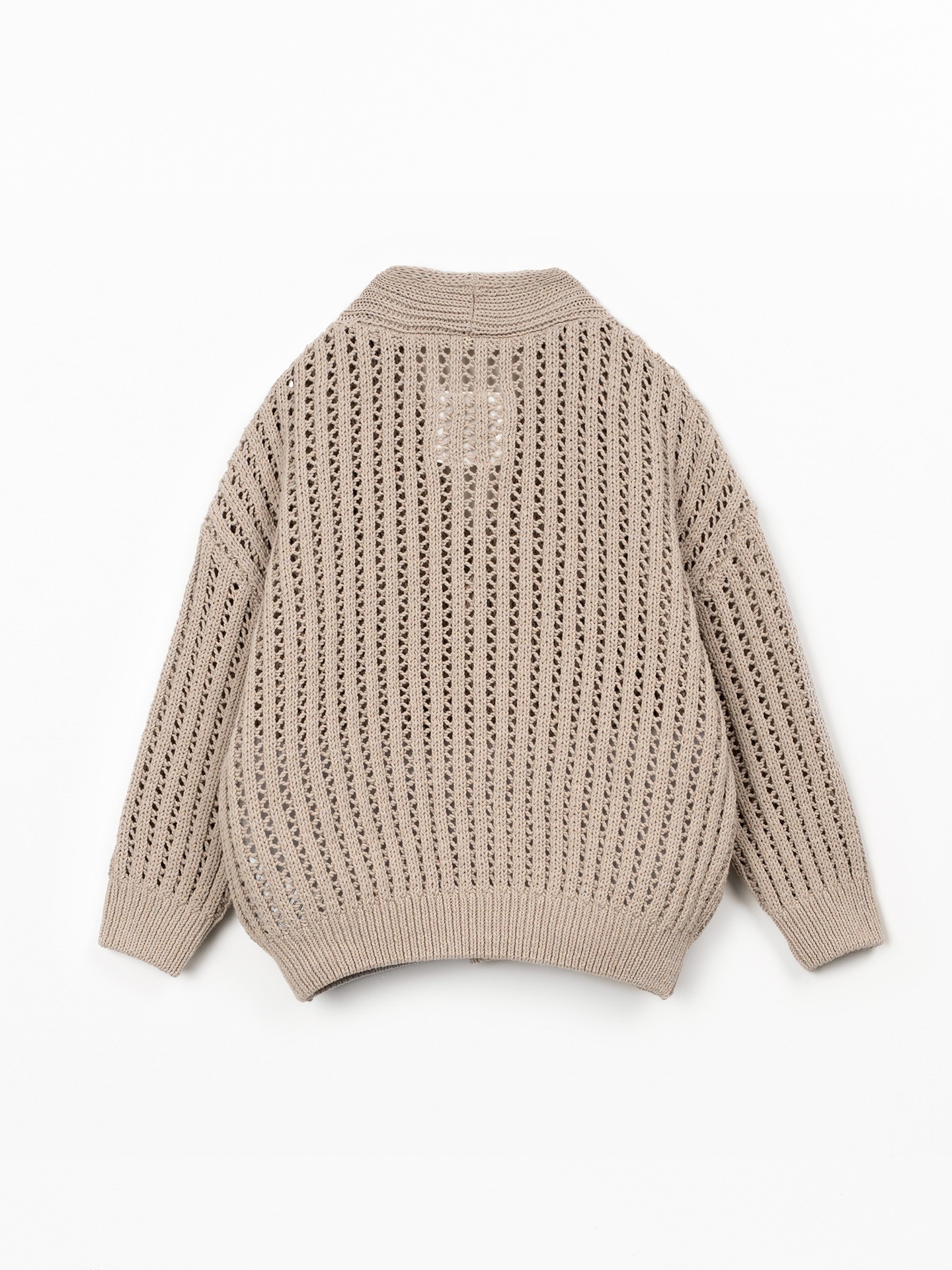 Veste en maille tricotée