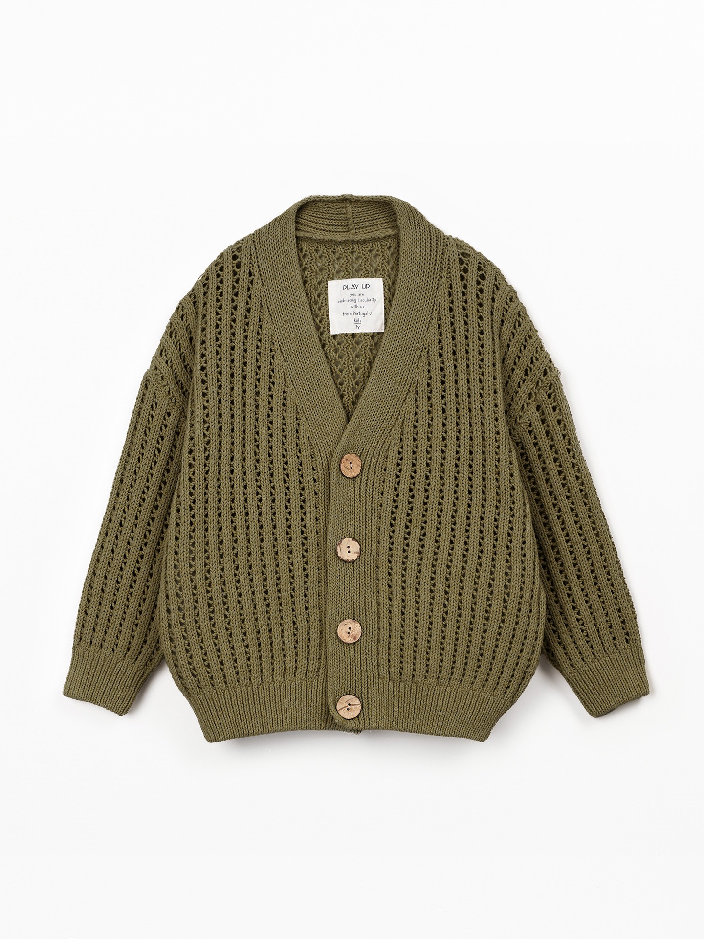 Veste en maille tricotée