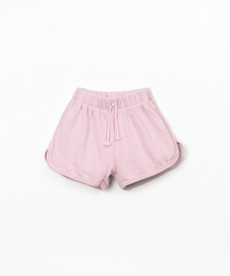Pantalones cortos con mezcla de fibras naturales