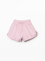 Pantalones cortos con mezcla de fibras naturales Pantalones cortos con mezcla de fibras naturales