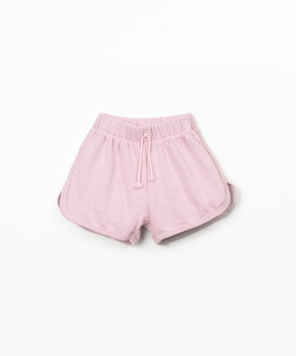 Pantalones cortos con mezcla de fibras naturales