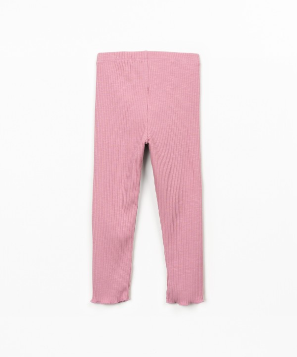 Leggings com nervuras