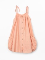 Vestido de tejido de algod�n org�nico