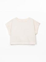 T-shirt en m�lange de coton biologique et coton recycl�