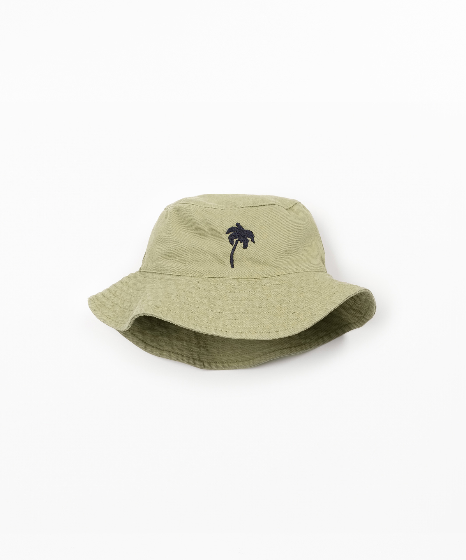 Sombrero de sarga con ala ancha