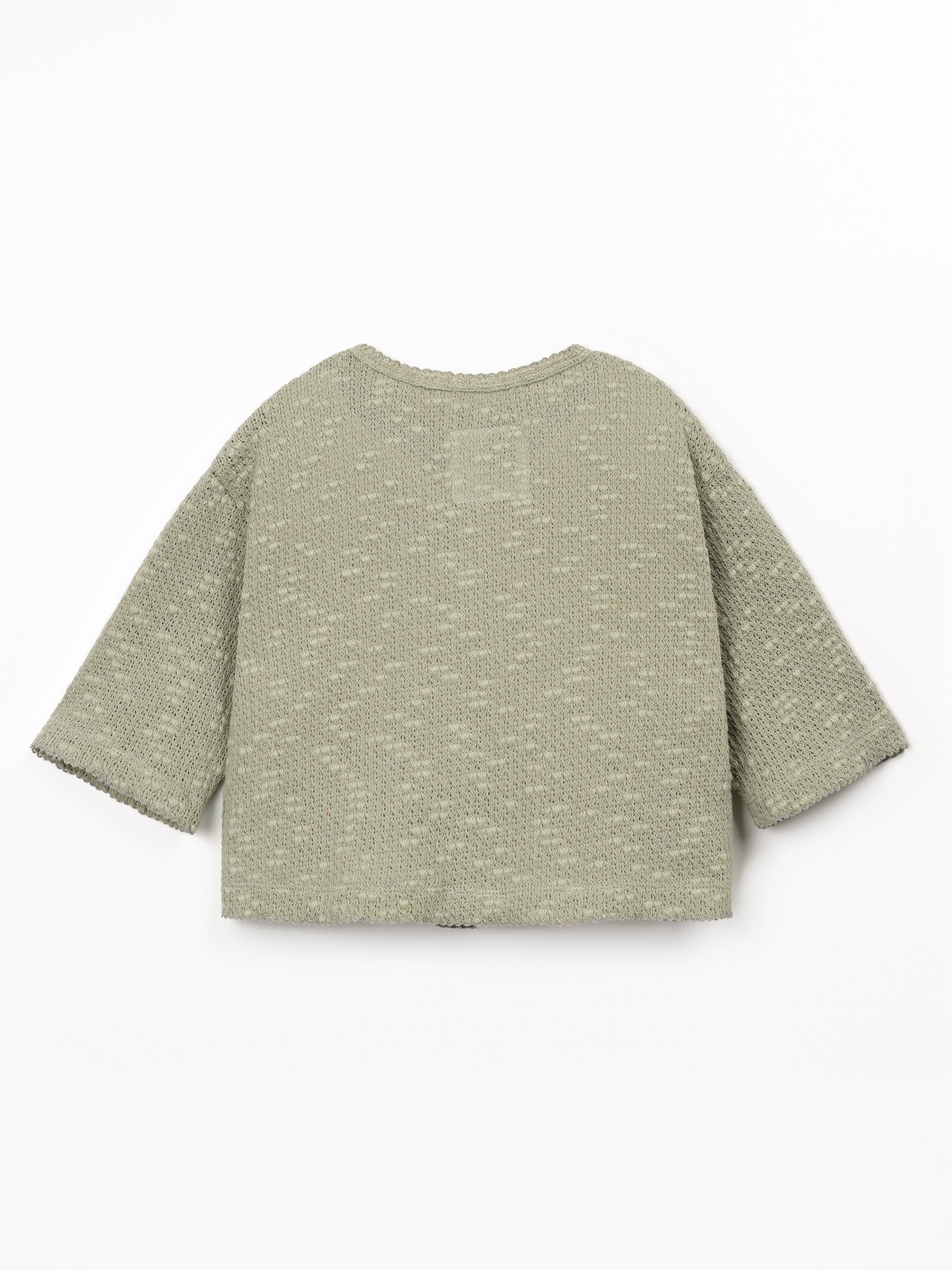 Chaqueta en mezcla de fibras naturales y recicladas