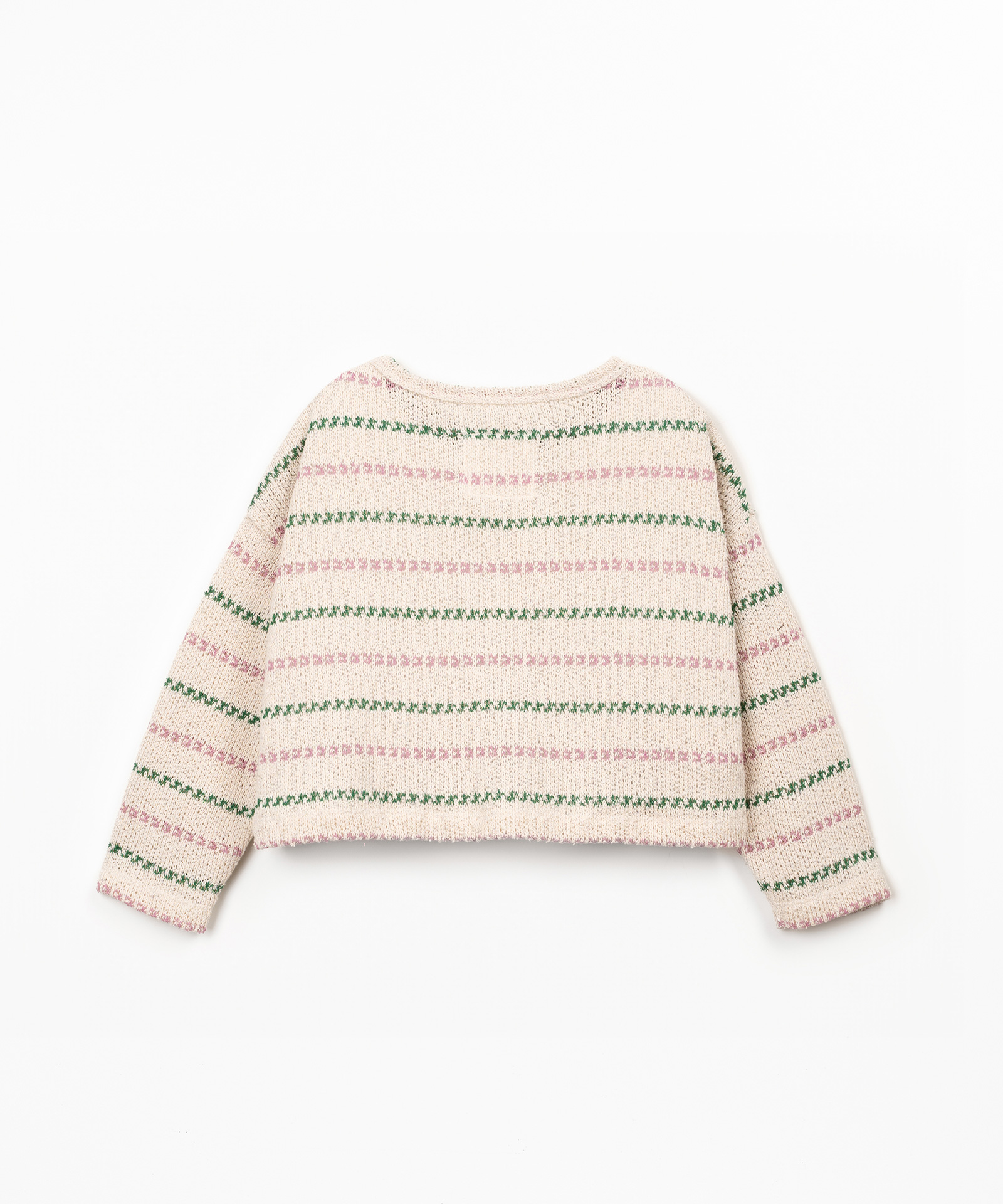 STRIPED JERSEY SWEATER