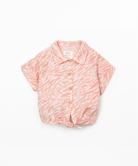 Camisa de algod�n org�nico con estampado