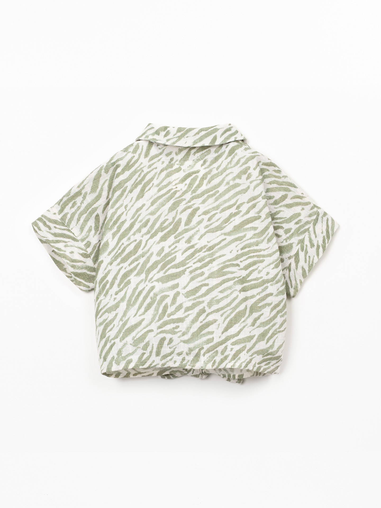 Camicia in cotone biologico con stampa