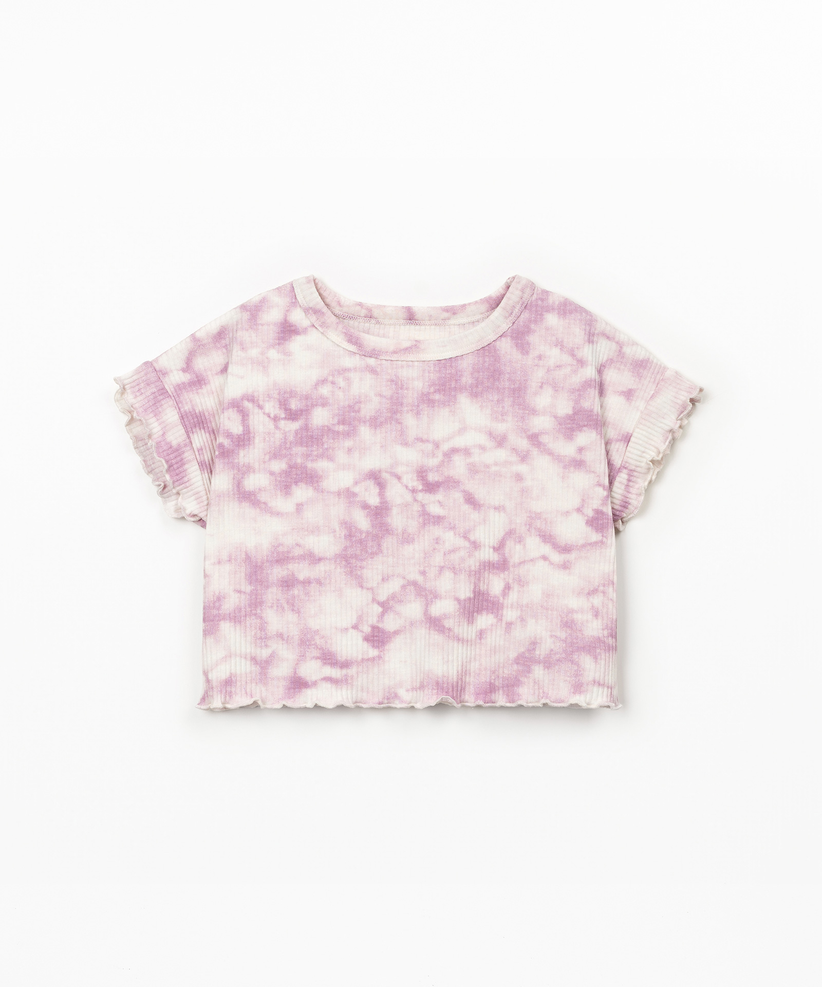PRINTED RIB T-SHIRT