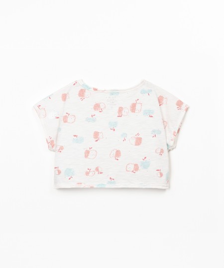 T-shirt con scollo ampio