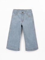 Calça de com bolsos e cinto ajustável Calça de com bolsos e cinto ajustável