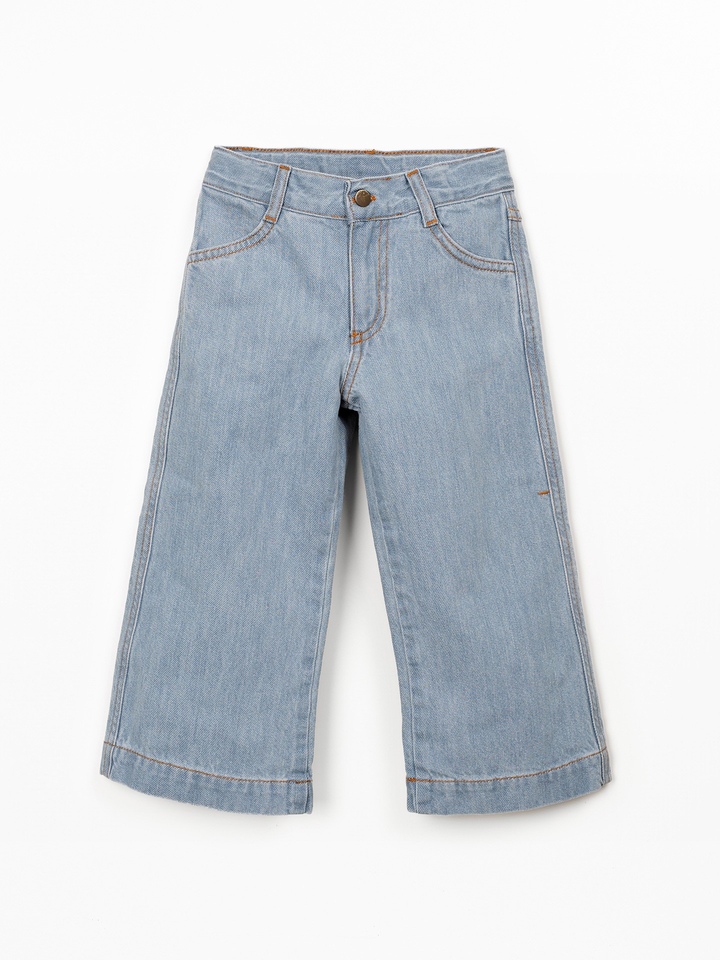 Calça de com bolsos e cinto ajustável
