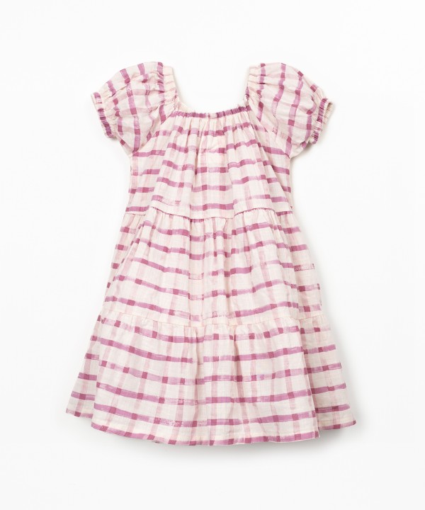 Vestido de tela con estampado