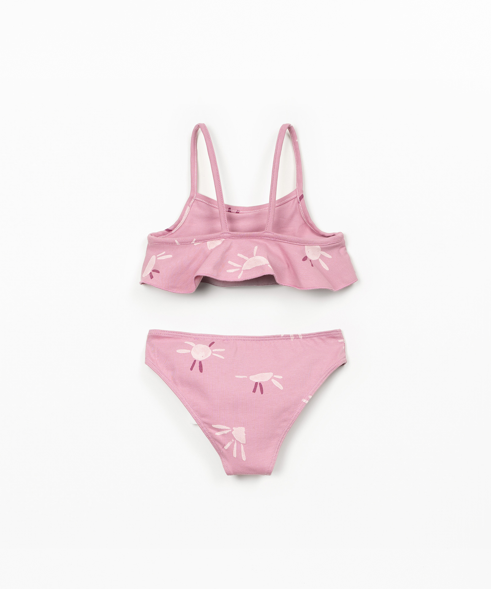 Printed organic cotton bikini
