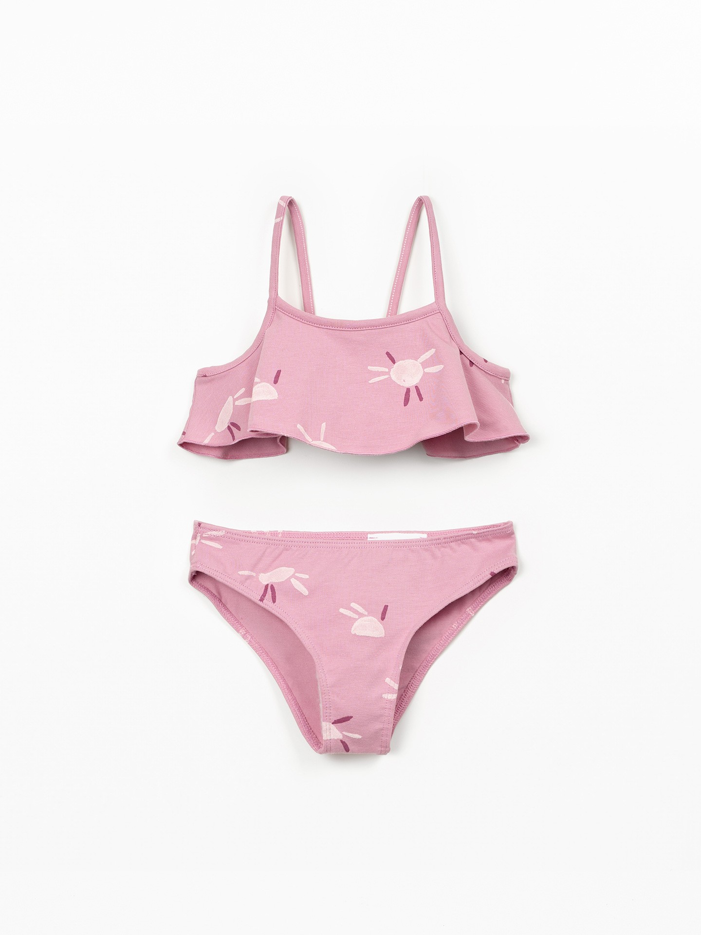 Bikini estampado de algodón orgánico
