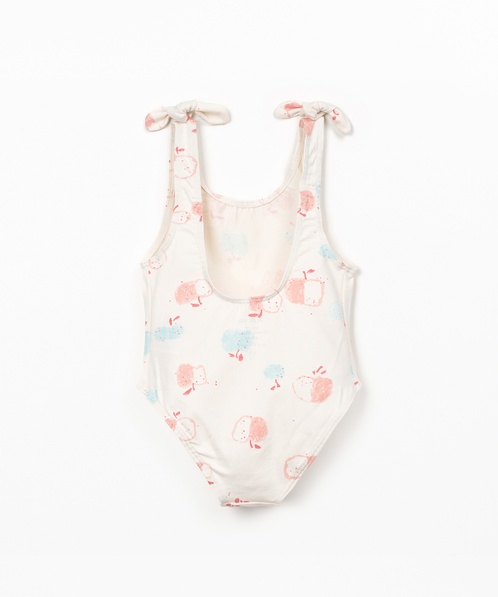 Printed swimsuit in organic cotton