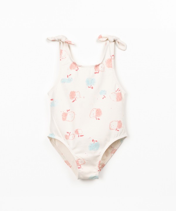 Maillot de bain imprimé en coton biologique