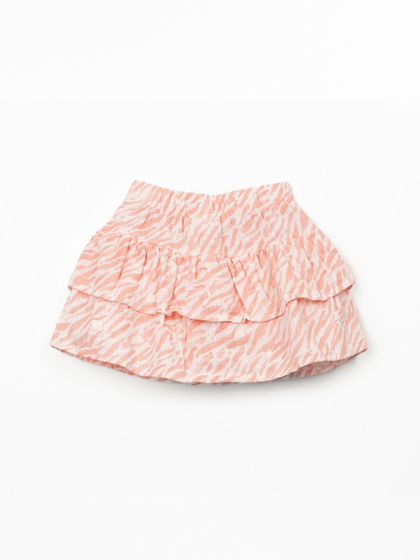 Jupe en tissu de coton biologique à volants