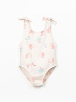 Maillot de bain imprimé en coton biologique Maillot de bain imprimé en coton biologique