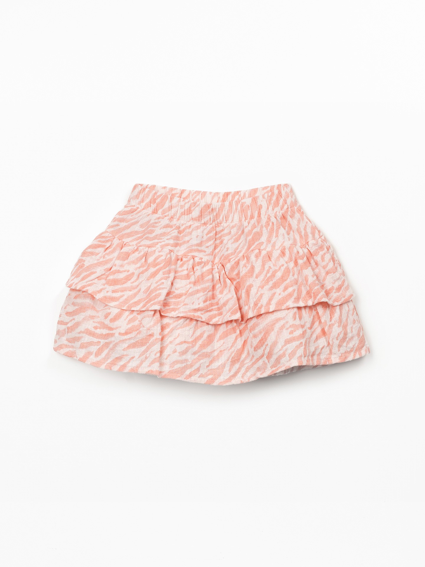 Jupe en tissu de coton biologique à volants