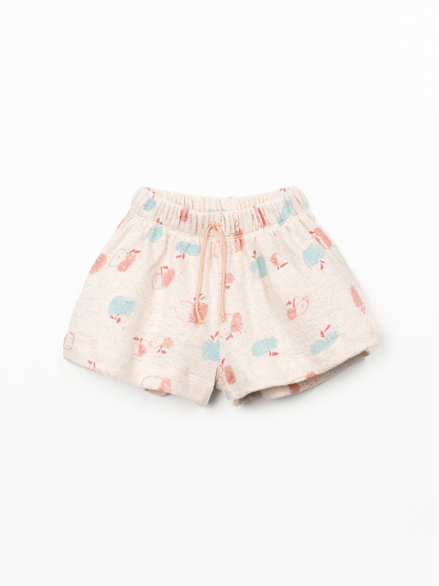 Pantaloncini con stampa di mele