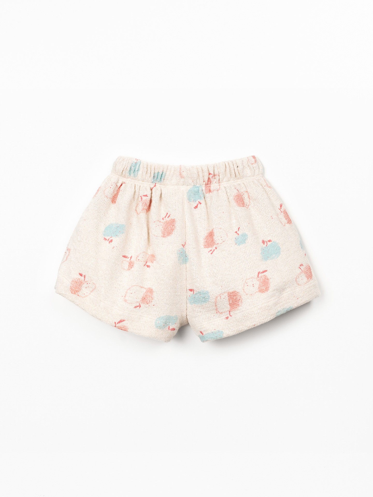 Pantaloncini con stampa di mele