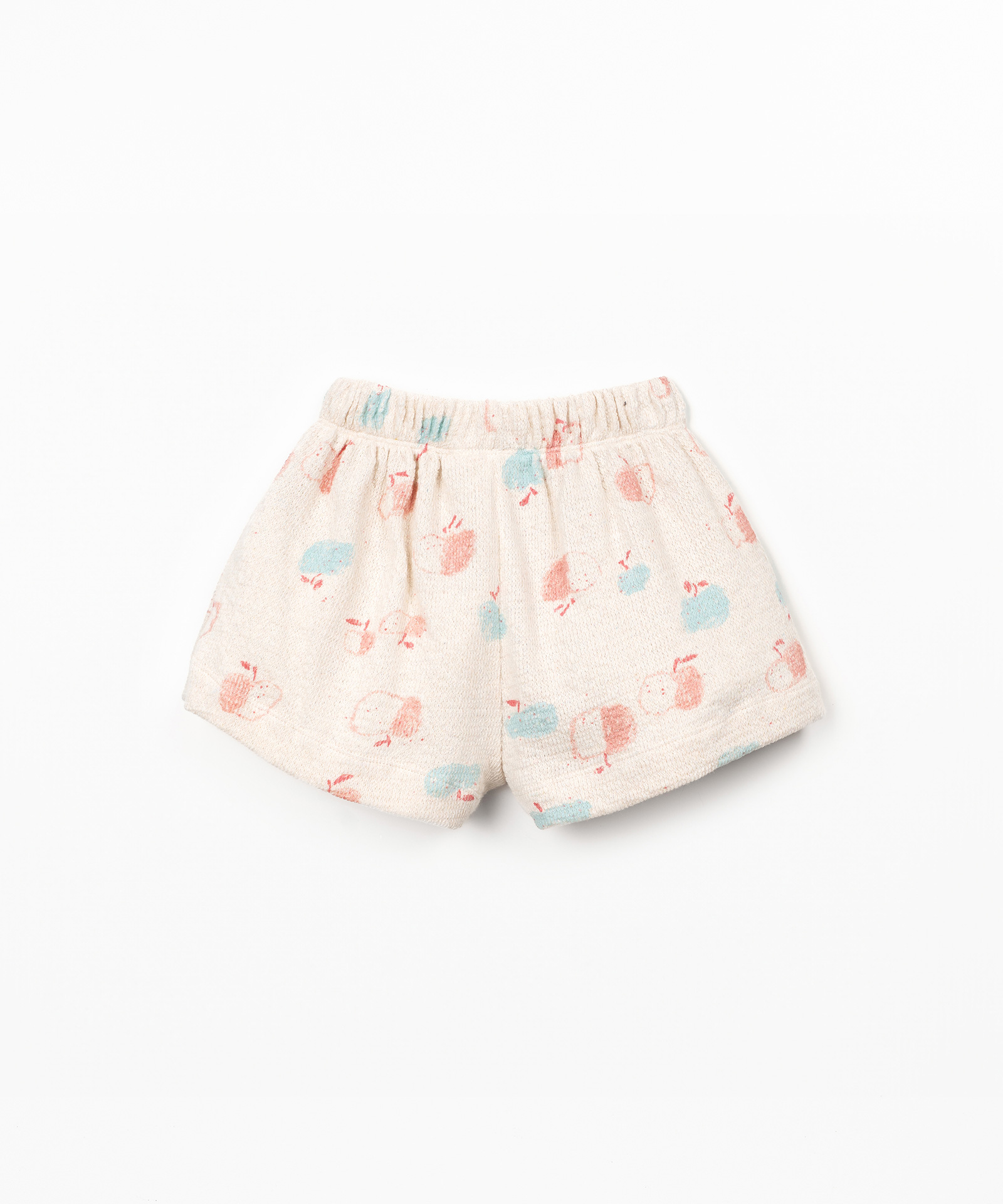 Pantalones cortos con estampado de manzanas
