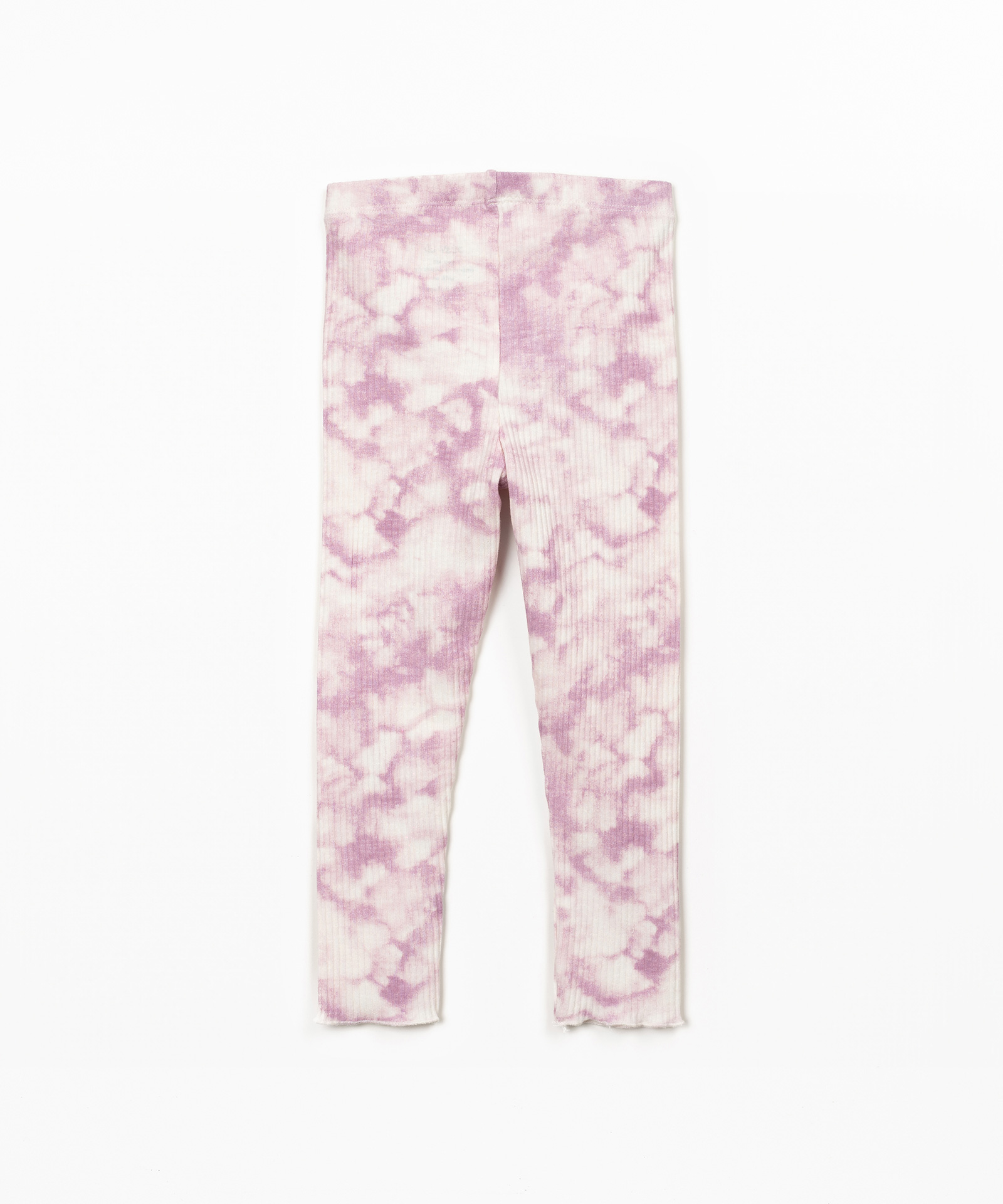 PRINTED RIB FLAMÉ LEGGINGS