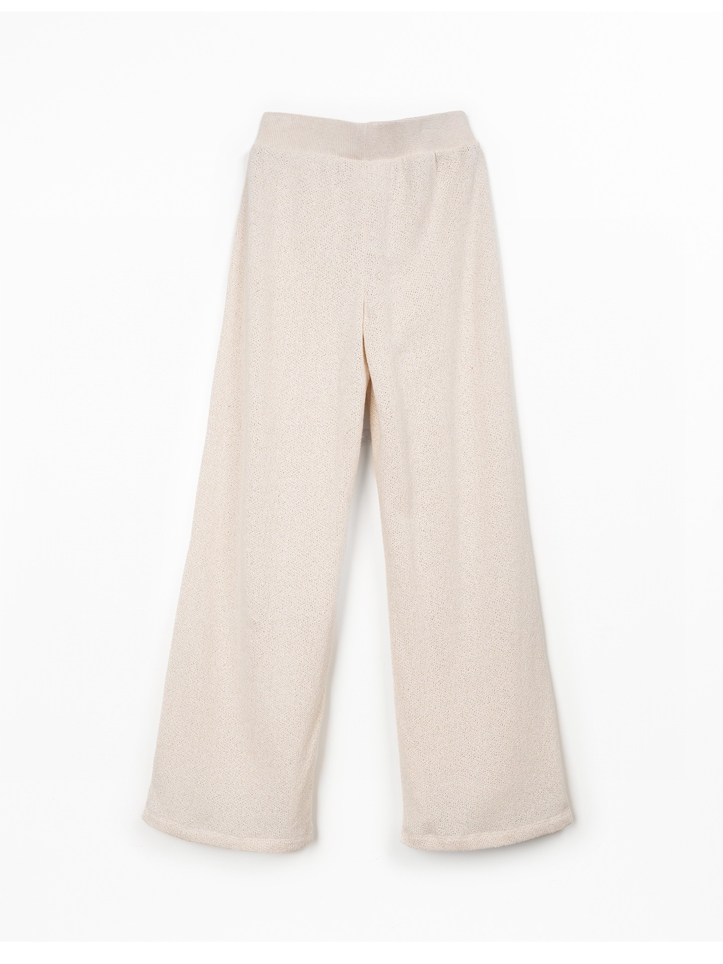 Pantaloni in maglina di cotone riciclato