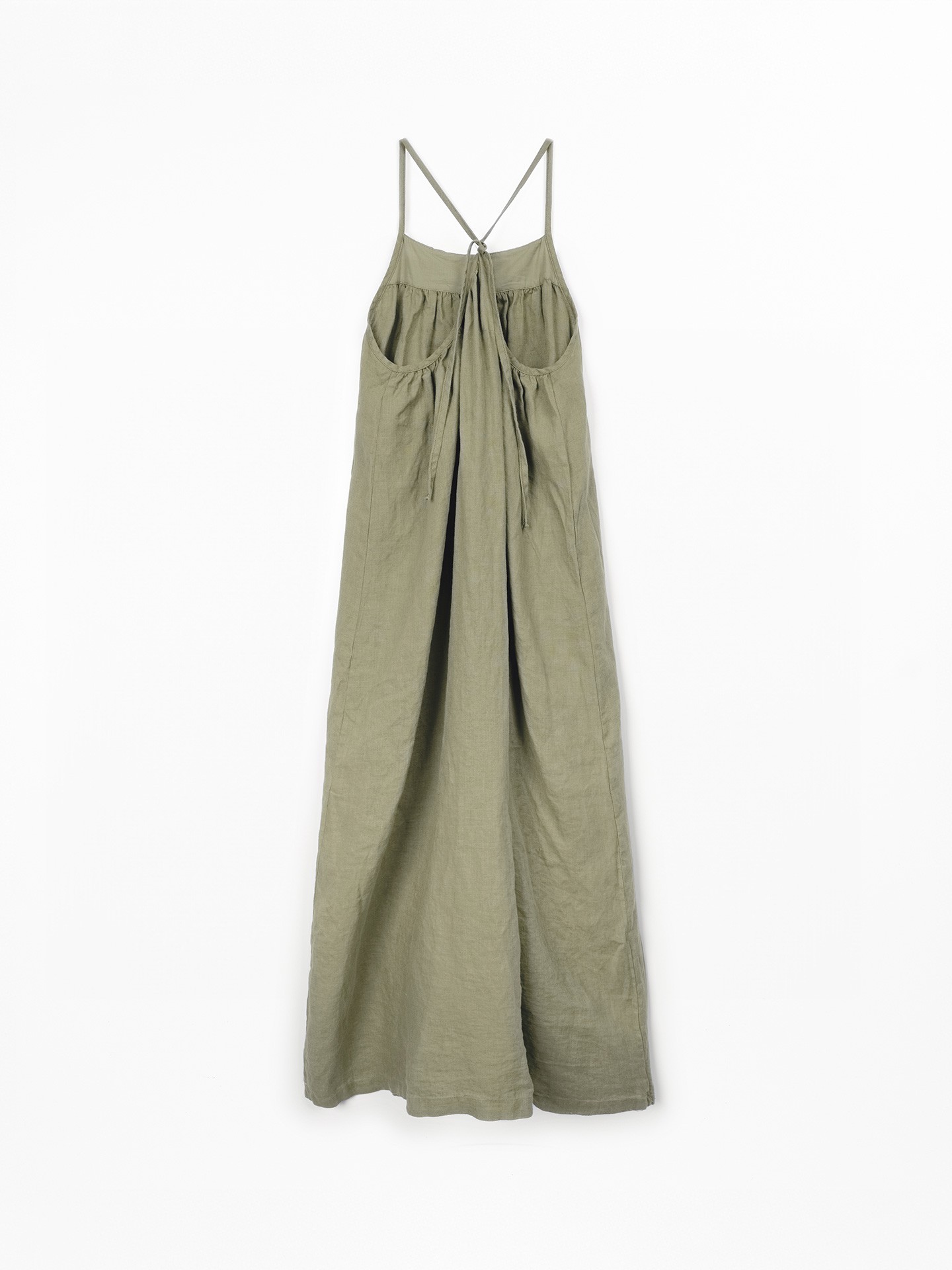 Vestido comprido em linho