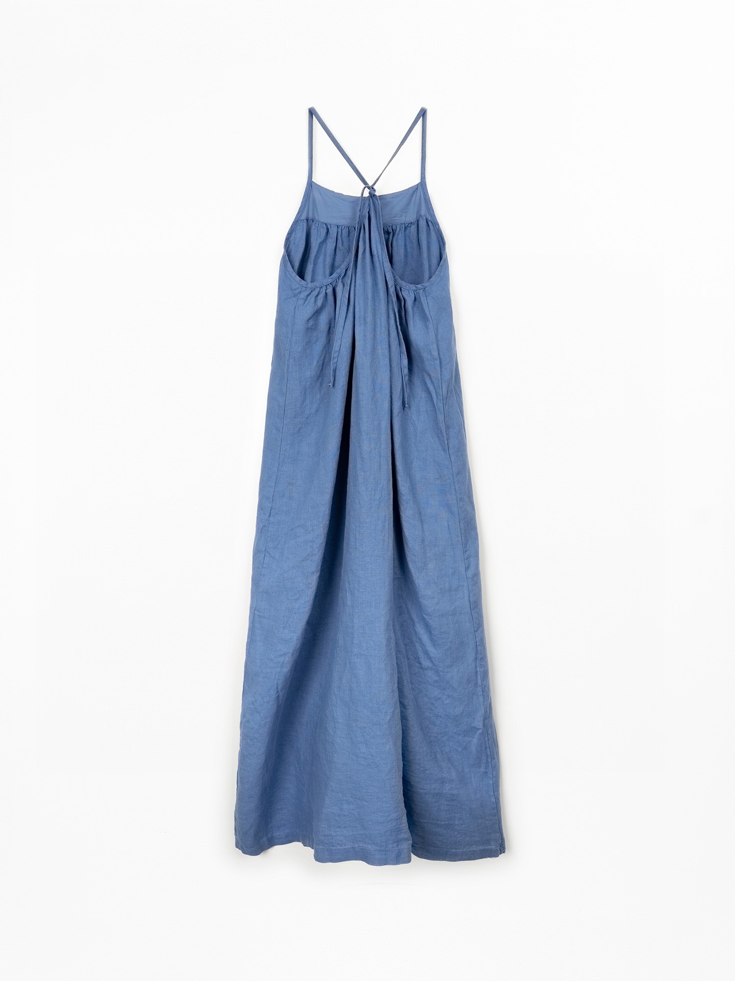 Vestido comprido em linho