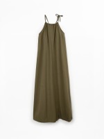 Vestido comprido com al�as