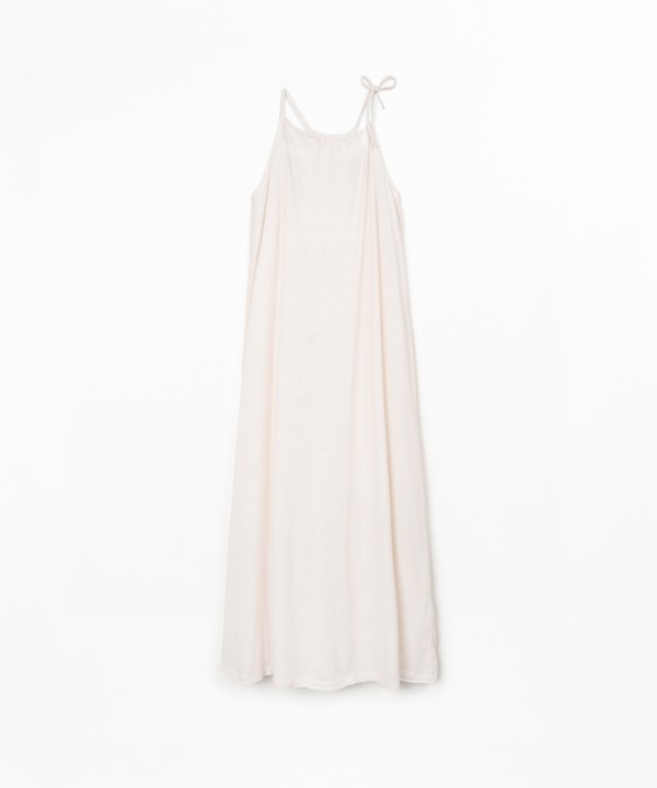 Vestido comprido com al�as 