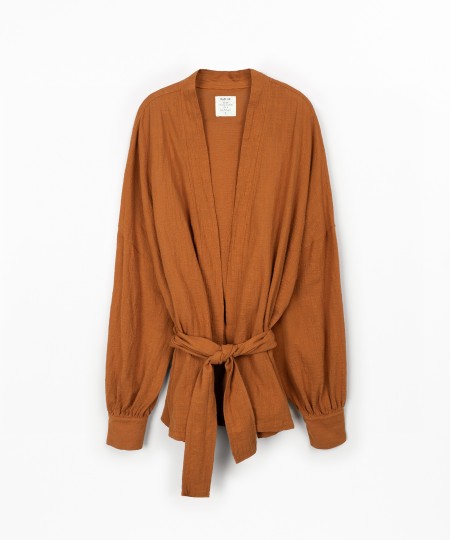 Camisa de tecido em algod�o org�nico