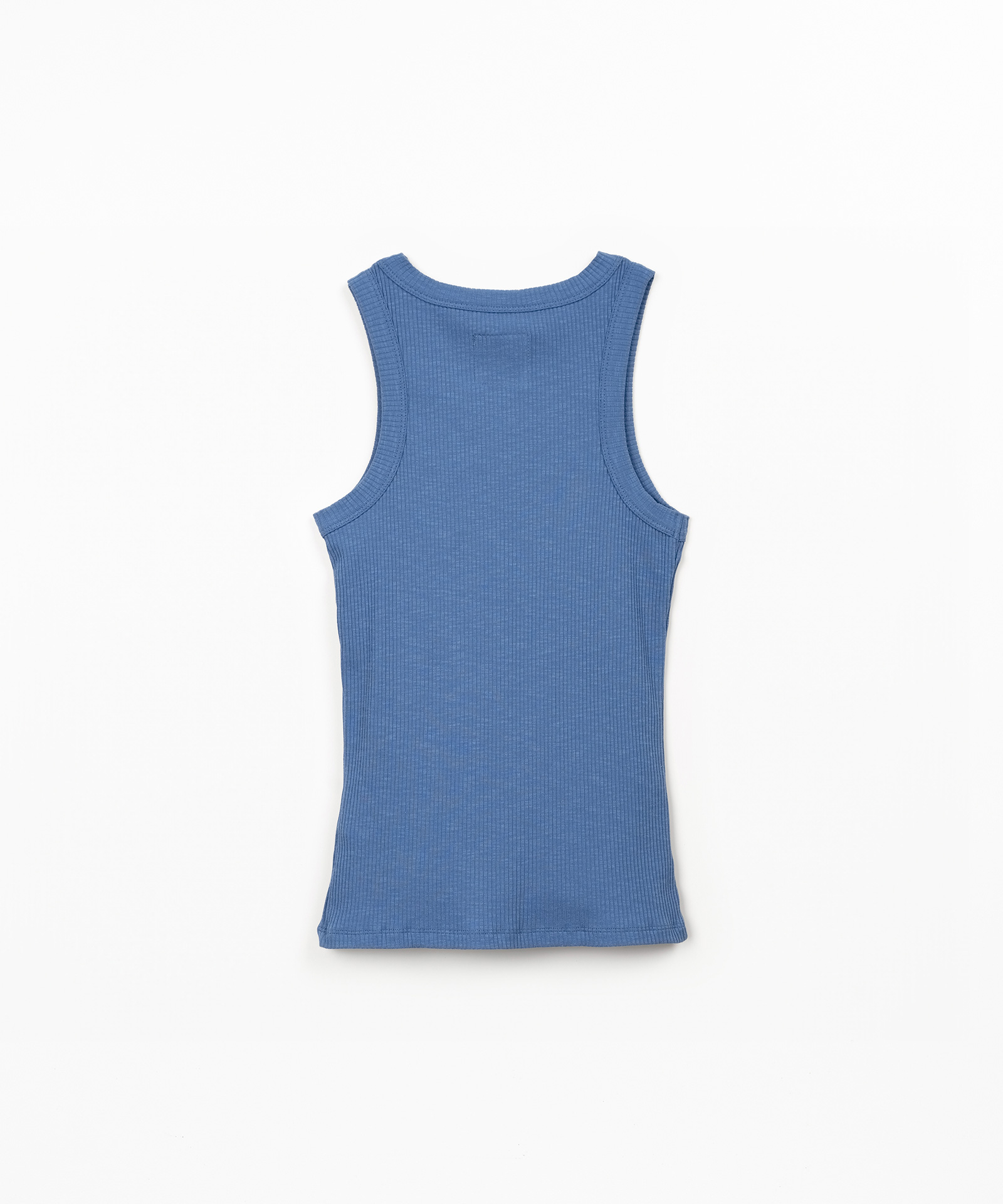 FLAMÉ RIB SLEEVELESS T-SHIRT